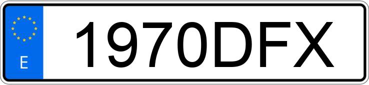 Numer rejestracyjny 1970DFX posiada CITROEN C4 1.6HDI VTR PLUS