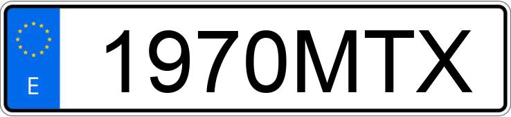 Numer rejestracyjny 1970MTX posiada SEAT IBIZA Numer rejestracyjny 1970MTX posiada SEAT IBIZA