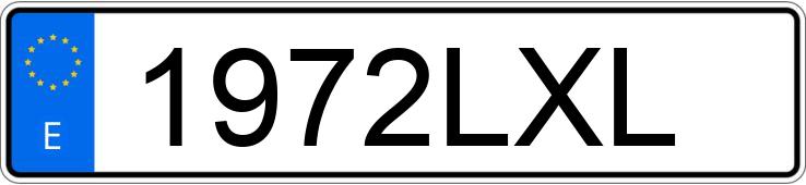 Numer rejestracyjny 1972LXL posiada AUDI A6