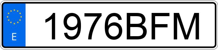 Numer rejestracyjny 1976BFM posiada DAEWOO LEGANZA