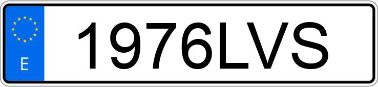 Numer rejestracyjny 1976LVS posiada RENAULT SCENIC