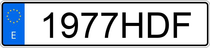 Numer rejestracyjny 1977HDF posiada BMW X1