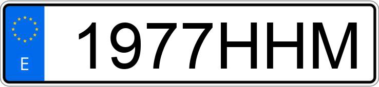 Numer rejestracyjny 1977HHM posiada FORD FOCUS