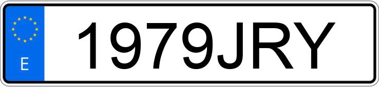 Numer rejestracyjny 1979JRY posiada RENAULT CLIO