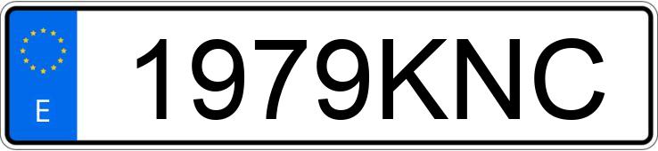 Numer rejestracyjny 1979KNC posiada VOLKSWAGEN POLO