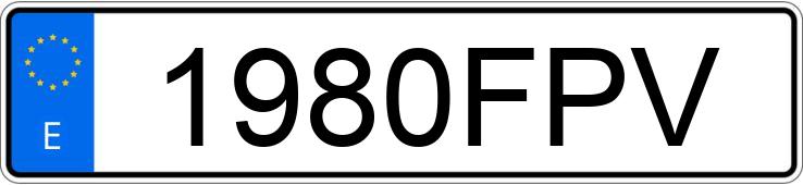 Numer rejestracyjny 1980FPV posiada SEAT LEON Numer rejestracyjny 1980FPV posiada SEAT LEON