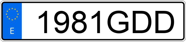 Numer rejestracyjny 1981GDD posiada FIAT PUNTO Numer rejestracyjny 1981GDD posiada FIAT PUNTO