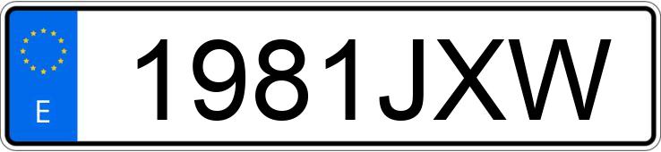 Numer rejestracyjny 1981JXW posiada TOYOTA AURIS Numer rejestracyjny 1981JXW posiada TOYOTA AURIS