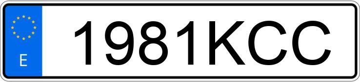 Numer rejestracyjny 1981KCC posiada AUDI A6 Numer rejestracyjny 1981KCC posiada AUDI A6