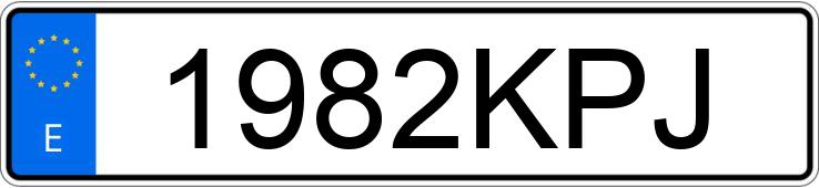 Numer rejestracyjny 1982KPJ posiada PEUGEOT 208