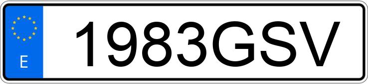 Numer rejestracyjny 1983GSV posiada AUDI A3 Numer rejestracyjny 1983GSV posiada AUDI A3
