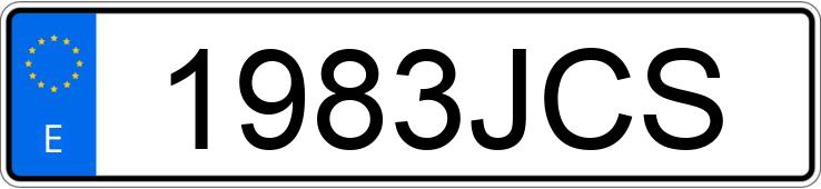 Numer rejestracyjny 1983JCS posiada NISSAN MICRA
