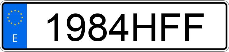 Numer rejestracyjny 1984HFF posiada SYM ALLO Numer rejestracyjny 1984HFF posiada SYM ALLO