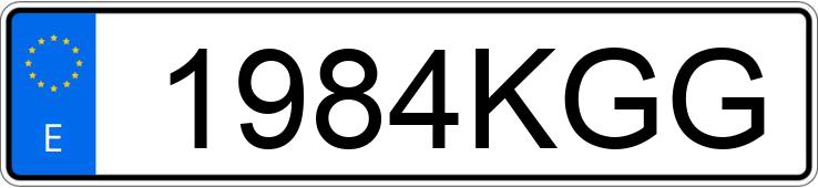 Numer rejestracyjny 1984KGG posiada SCANIA SERIE D P 94 DB 220