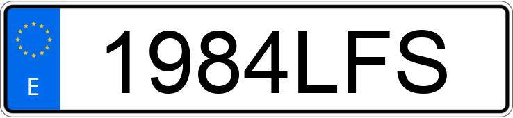 Numer rejestracyjny 1984LFS posiada HYUNDAI I20