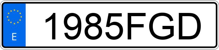 Numer rejestracyjny 1985FGD posiada SEAT IBIZA Numer rejestracyjny 1985FGD posiada SEAT IBIZA