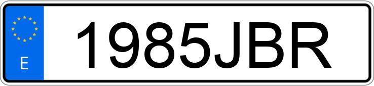 Numer rejestracyjny 1985JBR posiada CITROEN DS4