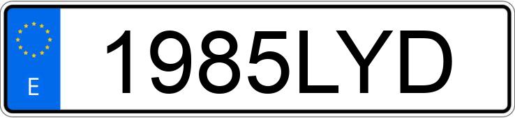 Numer rejestracyjny 1985LYD posiada SEAT LEON Numer rejestracyjny 1985LYD posiada SEAT LEON