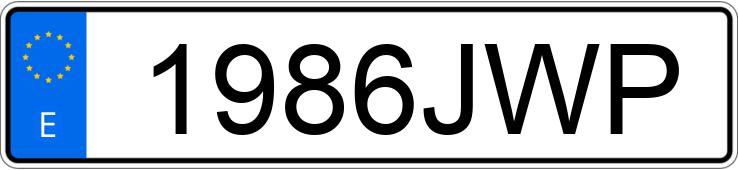 Numer rejestracyjny 1986JWP posiada VOLKSWAGEN TIGUAN