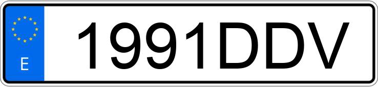 Numer rejestracyjny 1991DDV posiada SAAB 9-3