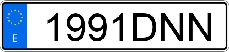 Numer rejestracyjny 1991DNN posiada PEUGEOT 307