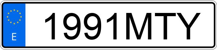 Numer rejestracyjny 1991MTY posiada CUPRA TAVASCAN