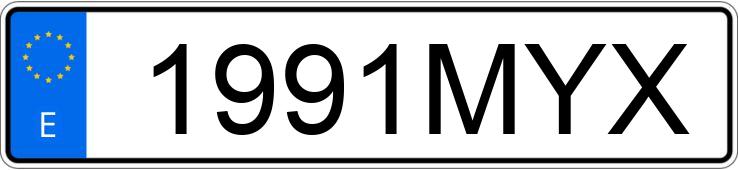 Numer rejestracyjny 1991MYX posiada HONDA FORZA