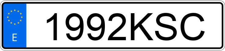 Numer rejestracyjny 1992KSC posiada MERCEDES CLA (117)