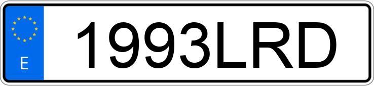Numer rejestracyjny 1993LRD posiada LAND ROVER RANGE ROVER Numer rejestracyjny 1993LRD posiada LAND ROVER RANGE ROVER