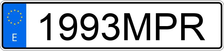 Pirat drogowy w pojeździe o numerach rejestracyjnych 1993MPR