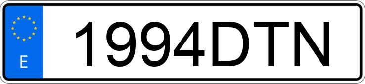 Numer rejestracyjny 1994DTN posiada SEAT LEON