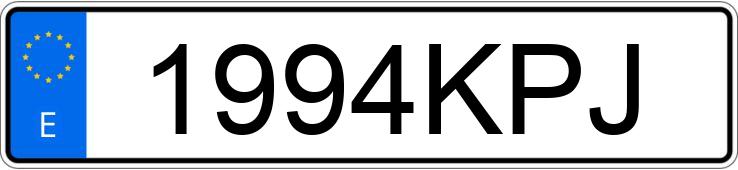 Numer rejestracyjny 1994KPJ posiada SEAT LEON