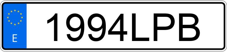Numer rejestracyjny 1994LPB posiada PEUGEOT 208