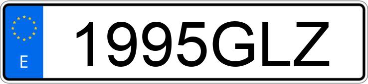 Numer rejestracyjny 1995GLZ posiada SEAT IBIZA