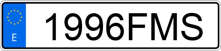 Numer rejestracyjny 1996FMS posiada OPEL ZAFIRA Numer rejestracyjny 1996FMS posiada OPEL ZAFIRA