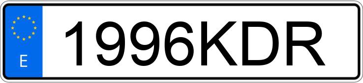 Numer rejestracyjny 1996KDR posiada BMW SERIE 1 Numer rejestracyjny 1996KDR posiada BMW SERIE 1