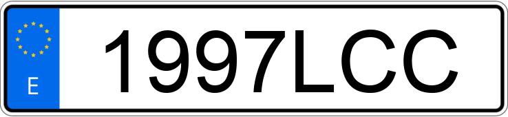 Numer rejestracyjny 1997LCC posiada SEAT ATECA Numer rejestracyjny 1997LCC posiada SEAT ATECA