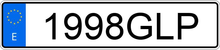 Numer rejestracyjny 1998GLP posiada RENAULT CLIO