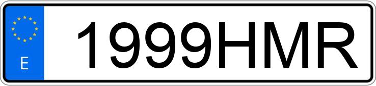 Numer rejestracyjny 1999HMR posiada OPEL ASTRA