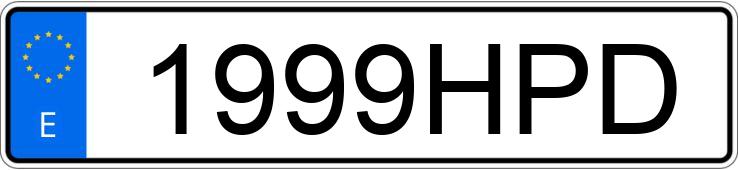 Numer rejestracyjny 1999HPD posiada MERCEDES CLA (117)