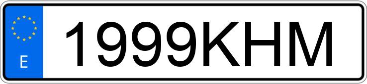 Numer rejestracyjny 1999KHM posiada PEUGEOT 3008