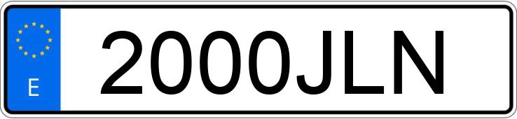 Numer rejestracyjny 2000JLN posiada FORD FOCUS