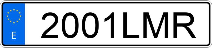 Numer rejestracyjny 2001LMR posiada MERCEDES A (177)