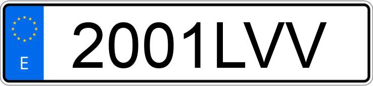 Numer rejestracyjny 2001LVV posiada IVECO STRALIS