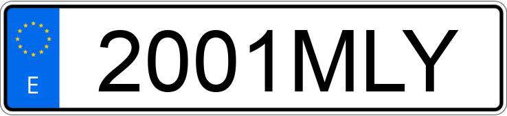 Numer rejestracyjny 2001MLY posiada BMW SERIE 3