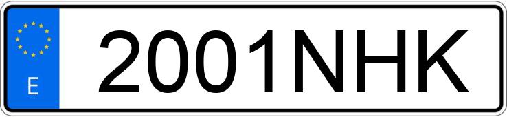 Numer rejestracyjny 2001NHK posiada DACIA SANDERO