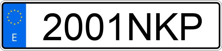 Numer rejestracyjny 2001NKP posiada MINI ACEMAN