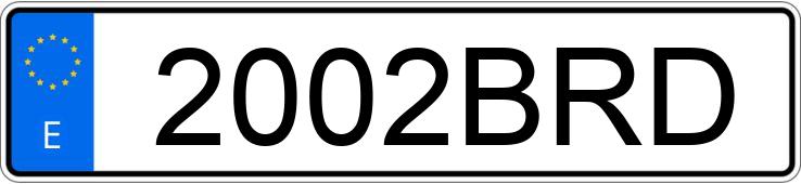 Numer rejestracyjny 2002BRD posiada MERCEDES SPRINTER Numer rejestracyjny 2002BRD posiada MERCEDES SPRINTER