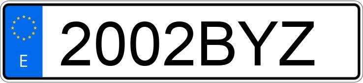 Numer rejestracyjny 2002BYZ posiada SEAT LEON