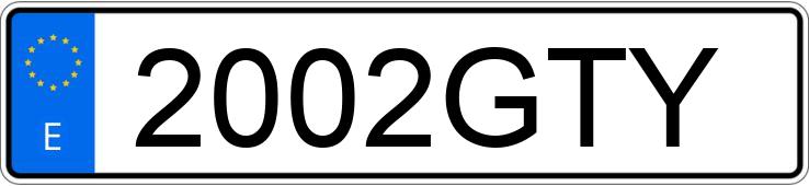 Numer rejestracyjny 2002GTY posiada DODGE NITRO